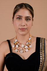 Multi String Marble Necklace Set_DTR3647