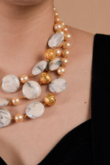 Multi String Marble Necklace Set_DTR3648