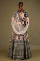 Green Floral LehengaDSC03633