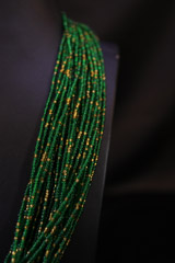 Beaded Multi String Necklace Set