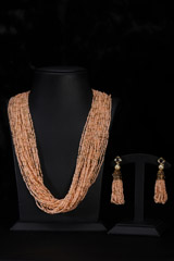 Beaded Multi String Necklace Set