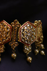 Honeycomb Kundan Choker SetIMG_0079