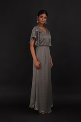 Grey Sky Mermaid GownIMG_6854