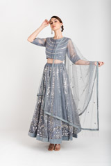 Grey Baadla Embellished Lehenga_DSC3296-Edit
