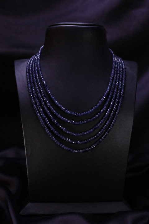 Blue Beads Necklace