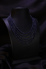 Blue Beads NecklaceIMG_9766