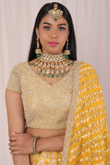 Mustard Banarasi LehengaIMG_4988