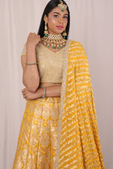 Mustard Banarasi LehengaIMG_5008