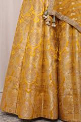Mustard Banarasi LehengaIMG_5026