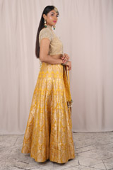 Mustard Banarasi LehengaIMG_5033