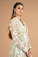 Embroidered Gown With JacketDSC08482