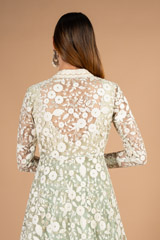 Embroidered Gown With JacketDSC08488