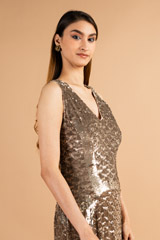 Golden Metallic GownDSC09847