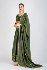 Green Embellished Lehenga_DSC4524-Edit