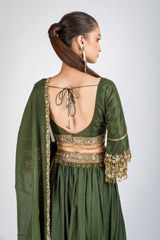 Green Embellished Lehenga_DSC4530-Edit