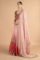 Ombre Pink Bridal Lehenga SetDSC00074