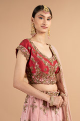 Ombre Pink Bridal Lehenga SetDSC00077