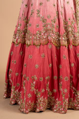 Ombre Pink Bridal Lehenga SetDSC00078
