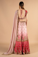 Ombre Pink Bridal Lehenga SetDSC00079