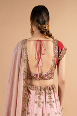 Ombre Pink Bridal Lehenga SetDSC00080