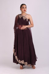 Purple Embellished Top Bottom SetIMG_0905