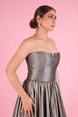 Metallic Taffeta GownDSC00074