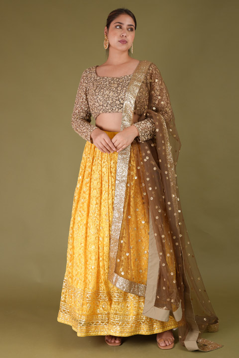 Sequin Thread Lehenga