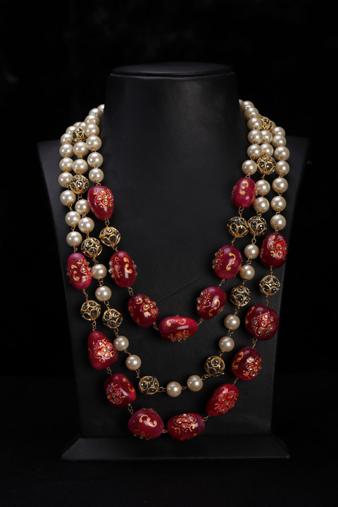 Pearl Multi String Necklace