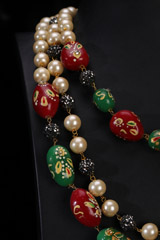 Beaded Multi String NecklaceIMG_0294