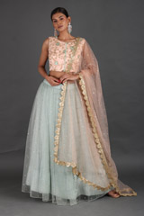 Grey Lehenga Set