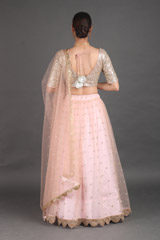Pink Mirror Work LehengaIMG_1160
