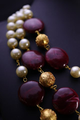 3 Layered Beaded NecklaceIMG_9673