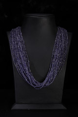Purple Beaded Necklace SetIMG_0359