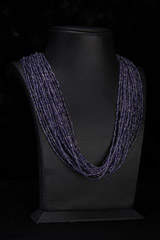 Purple Beaded Necklace SetIMG_0360