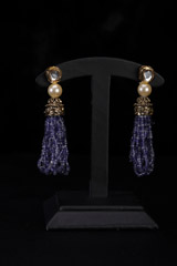 Purple Beaded Necklace SetIMG_0364