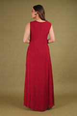 Rosewood Maroon Cape GownDSC00167