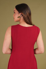 Rosewood Maroon Cape GownDSC00168