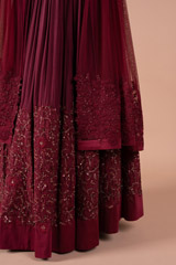 Wine Red Lehenga SetDSC08632