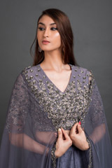 Grey Embellished Lehenga Set_DSC4372-Edit