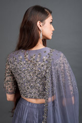 Grey Embellished Lehenga Set_DSC4381-Edit