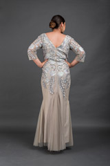 Silver Embroidered Fish Cut Gown_DSC5422-Edit