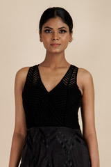 Black Embellished Gown_DSC5788-2