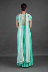 Mint Green Embroidered Anarkali SetIMG_1199