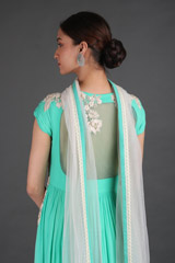 Mint Green Embroidered Anarkali SetIMG_1200