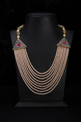 Peach Mutli Layer Necklace SetIMG_9996