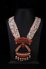 White And Red Kundan SetIMG_1080