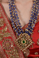 Kundan Pendant Necklace Set_DTR3929