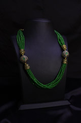 Bottle Green Necklace SetIMG_9328