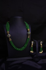 Bottle Green Necklace SetIMG_9332