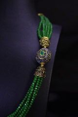 Bottle Green Necklace SetIMG_9334